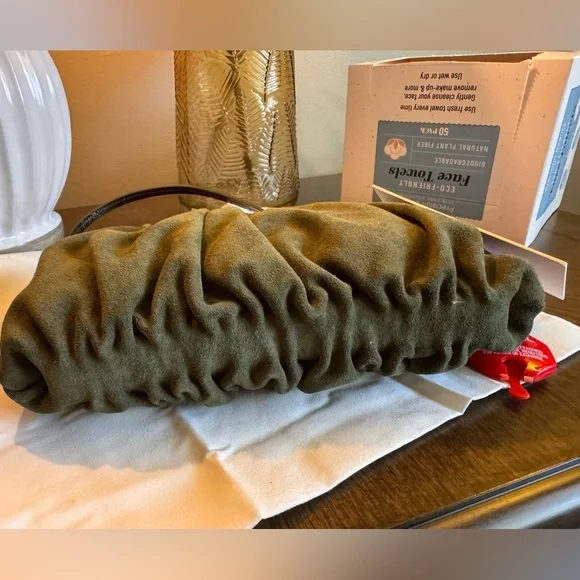 STAUD  baguette Khaki Green Shoulder Bag - Picture 5 of 14